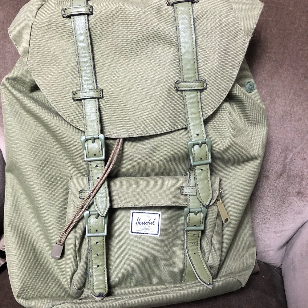 Herschel Supply Co Backpack army green color